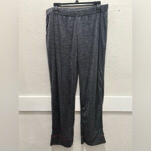 Life is Good Women's Grey with Red Detail Pajama Pants Size XL